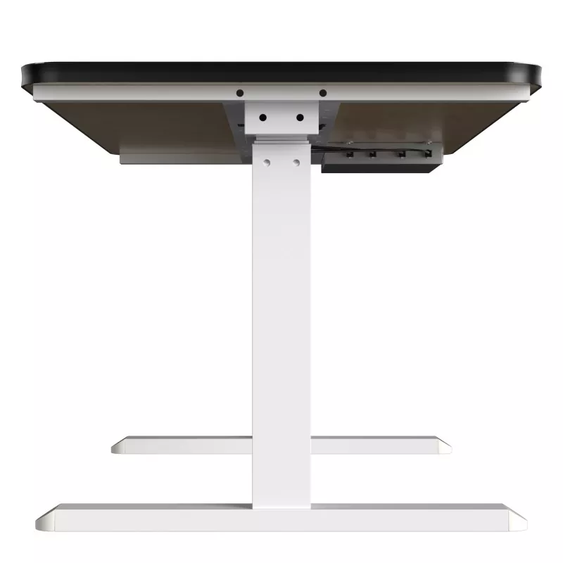 وائٹ گلاس بورڈ ڈبل موٹر الیکٹرک لفٹنگ ٹیبل